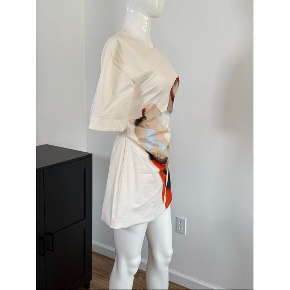 Significant Other Astryd Floral Stretch-Cotton Minidress US size 4 - Picture 6 of 12